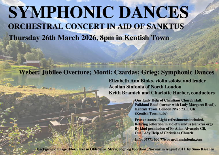 Symphonic Dances Concert, 26 March 2026, 8pm